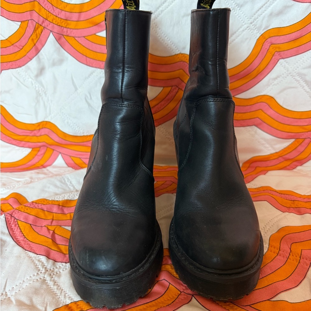 Dr. Martens Black Heeled Boots